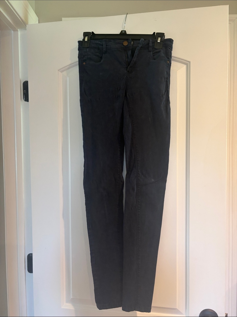 Zara Women's Skinny Jeans in Dark Blue